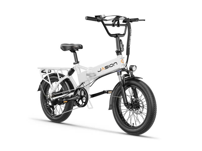 Jasion EB7 2.0 Road Trip Folding Electric Bike 850W Motor 28 mph 48V 10Ah Battery