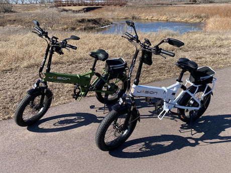 Jasion EB7 2.0 Folding Electric Bike 850W Motor 28 mph 48V 10Ah Battery