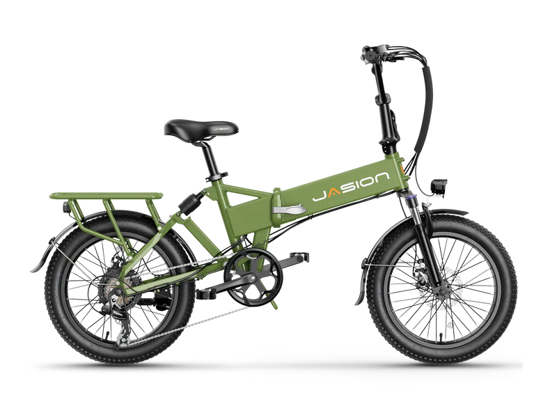 Jasion EB7 2.0 Road Trip Folding Electric Bike 850W Motor 28 mph 48V 10Ah Battery