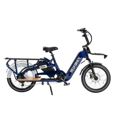Revibikes Flux Electric Cargo Bicycle 750W Motor 25 mph 48V 15Ah Battery