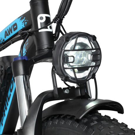 PHILODO H8 60V Dual Motor Electric Bike – 5000W Peak, 40–45 MPH, 60V 25Ah Battery, Fat Tire All-Terrain eBike