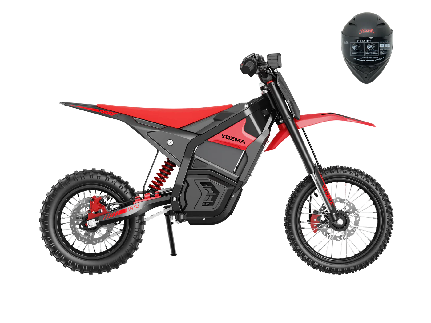 Yozma IN 10 Pro Electric Dirt Bike 5500W Peak 60V 27A, Max Speed -  50 MPH