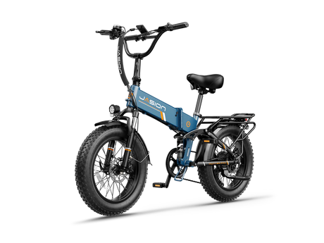 Jasion Hunter Pro Folding Electric Bike 1000W Motor 28 mph 48V 15Ah Battery