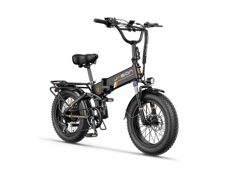 Jasion Hunter Pro Folding Electric Bike 1000W Motor 28 mph 48V 15Ah Battery
