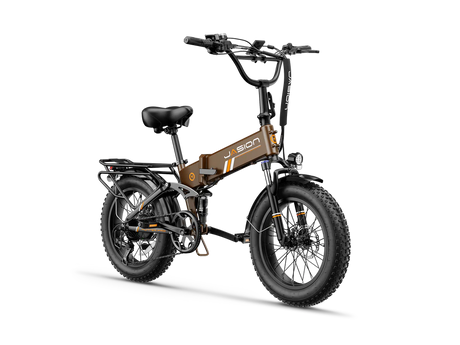 Jasion Hunter Pro Folding Electric Bike 1000W Motor 28 mph 48V 15Ah Battery