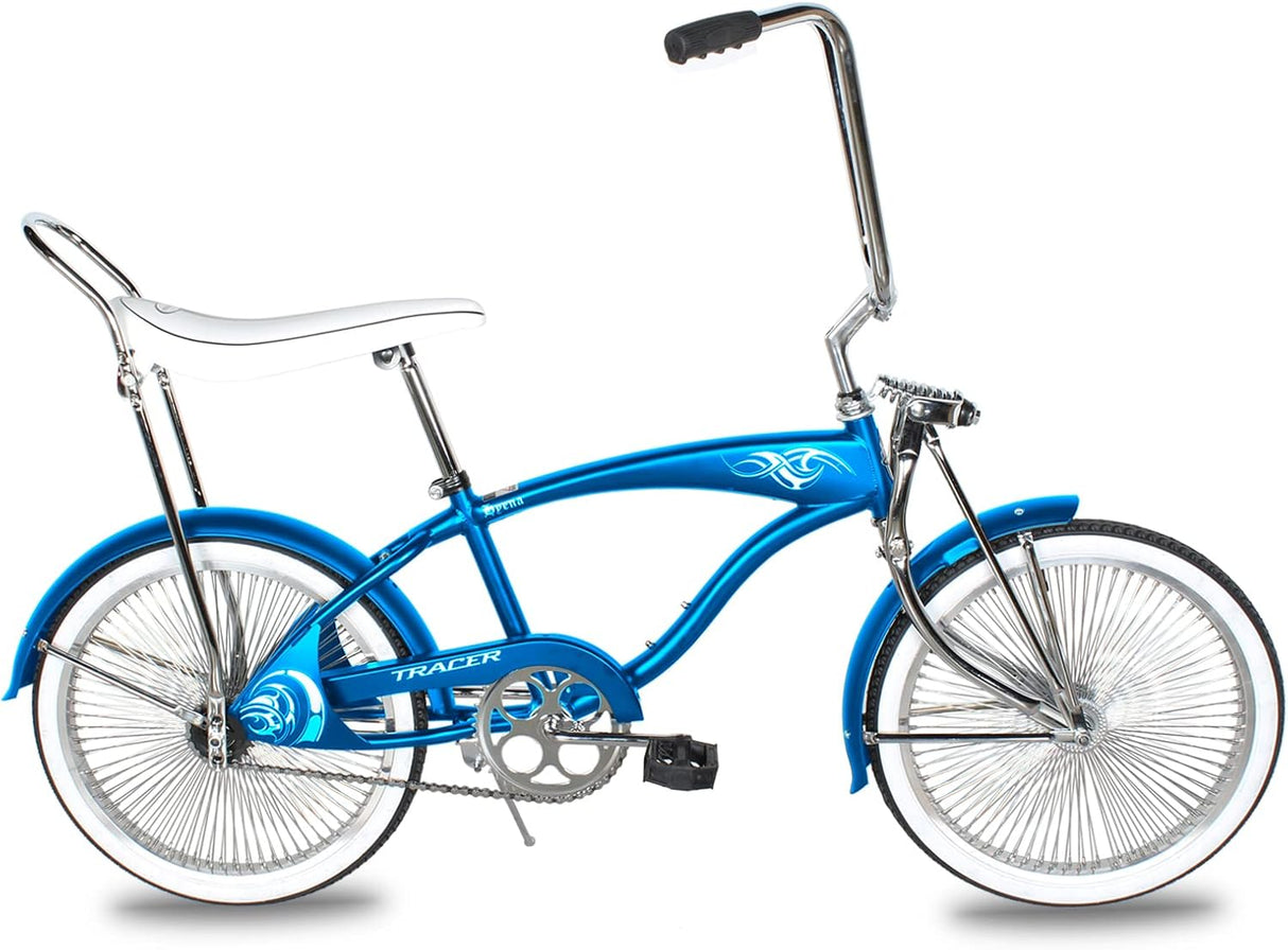 20" Hyena Classic Beach Lowrider Bike w/140H Wheel, Single Speed, w/ Banana Seat