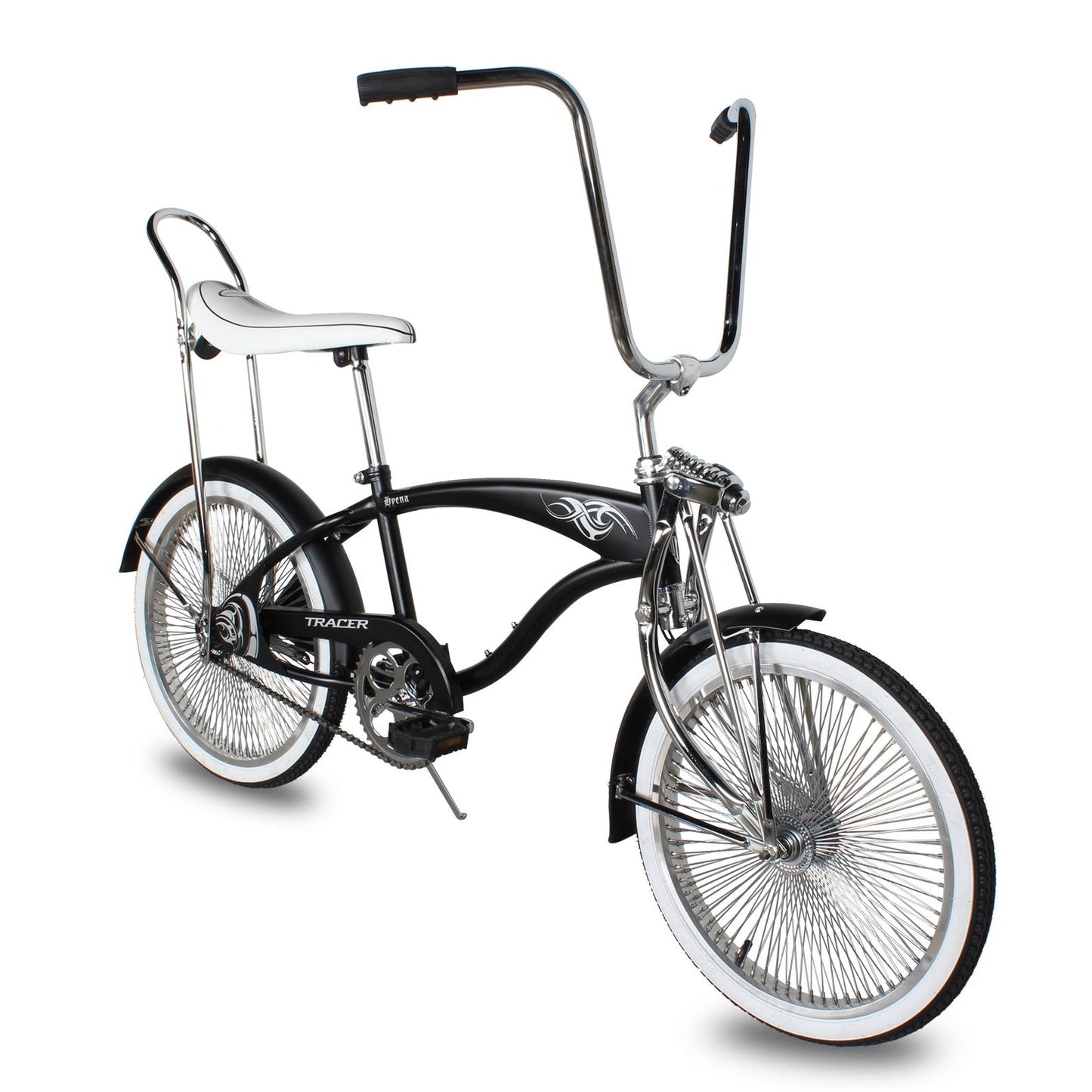 20" Hyena Classic Beach Lowrider Bike w/140H Wheel, Single Speed, w/ Banana Seat