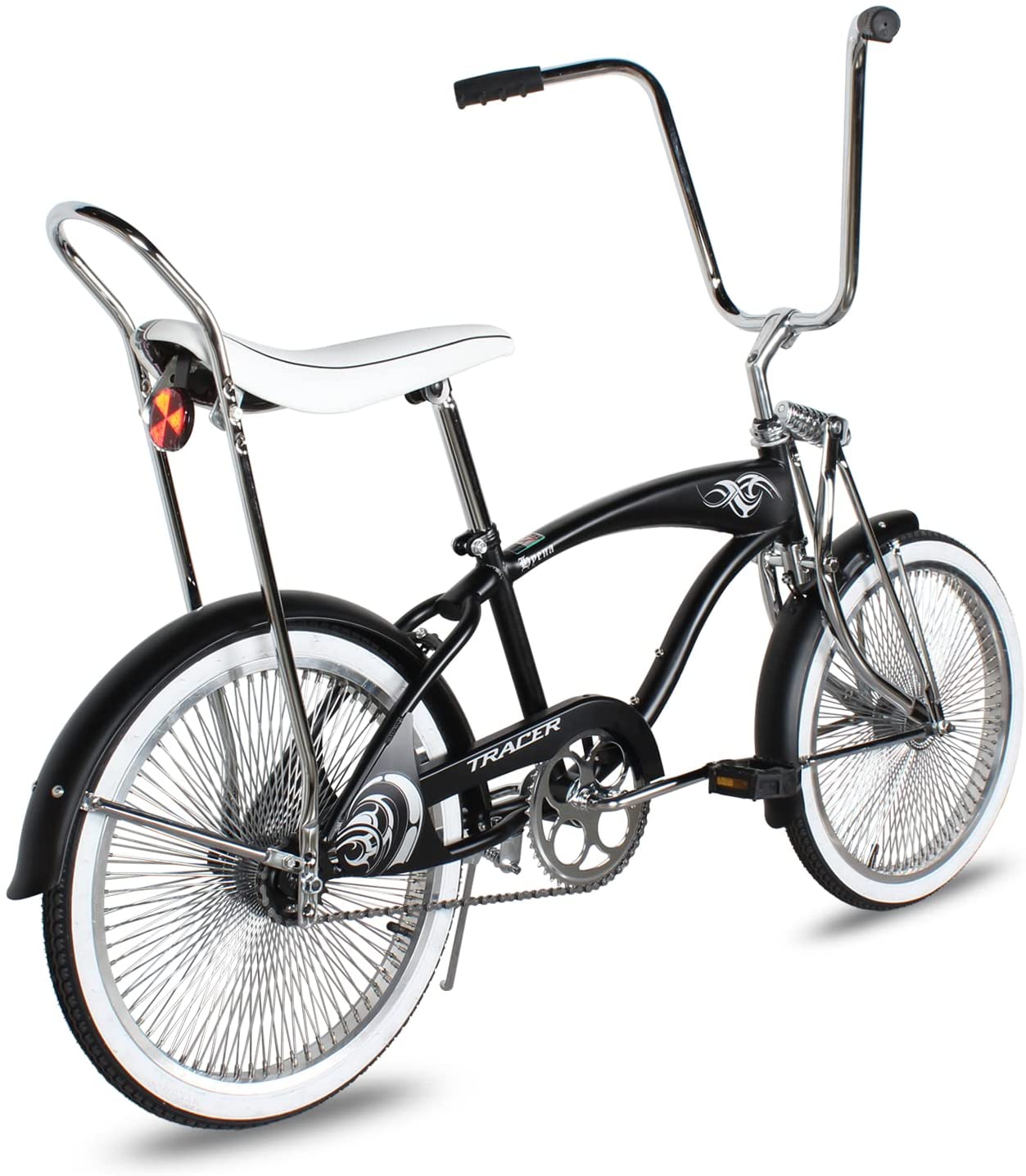 20" Hyena Classic Beach Lowrider Bike w/140H Wheel, Single Speed, w/ Banana Seat