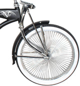 20" Hyena Classic Beach Lowrider Bike w/140H Wheel, Single Speed, w/ Banana Seat