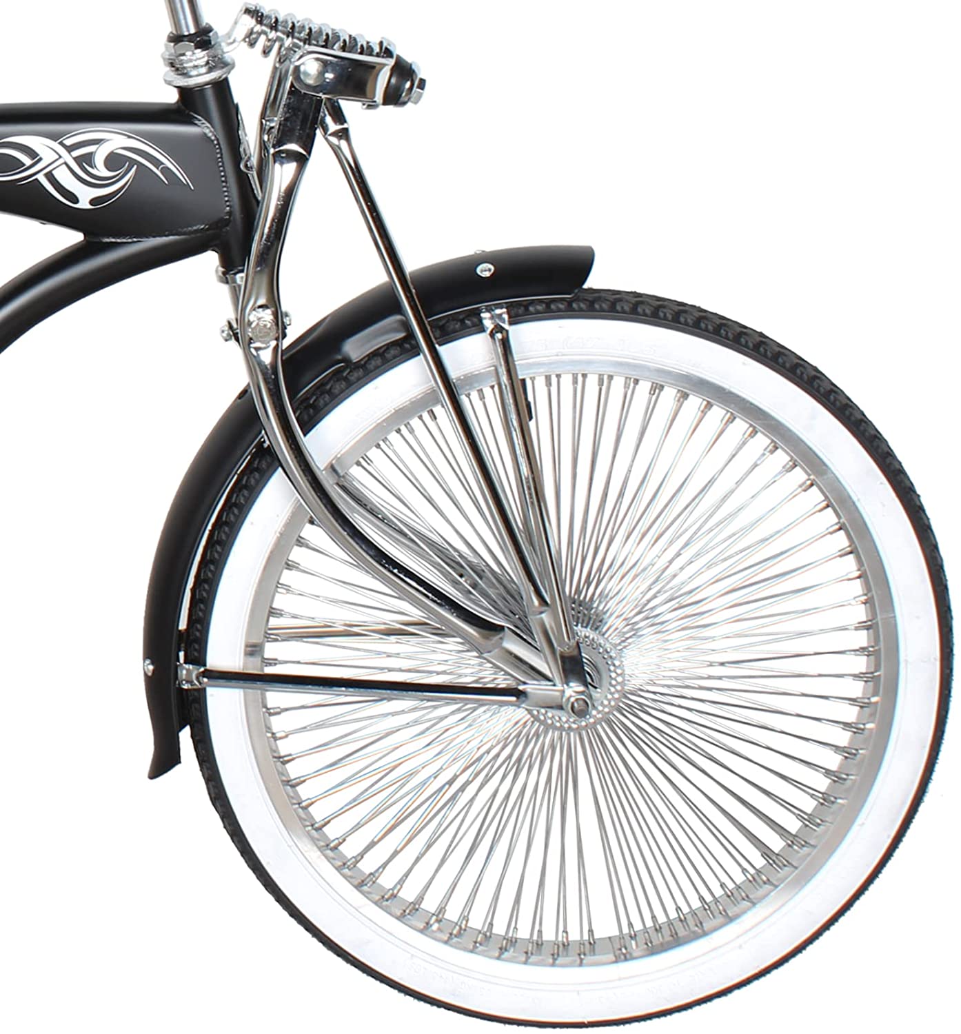 20" Hyena Classic Beach Lowrider Bike w/140H Wheel, Single Speed, w/ Banana Seat
