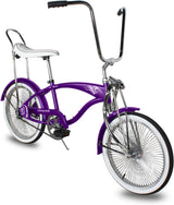 20" Hyena Classic Beach Lowrider Bike w/140H Wheel, Single Speed, w/ Banana Seat