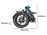 Heybike Horizon Folding Electric Bicycle 1400W Peak Motor 28 mph 692Wh Battery