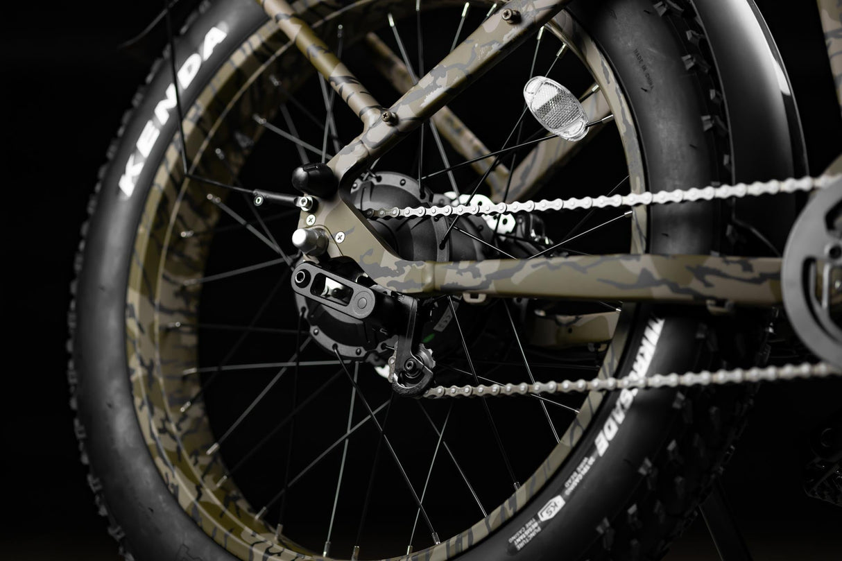 Rambo Krusader 3.0 All-Wheel Drive Up to 28 MPH Dual 500W 48V 15Ah Electric Hunting Bike