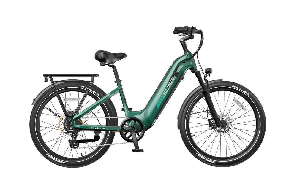 Heybike Hybrid Electric Bike – 750W, 28 MPH, 100-Mile Range