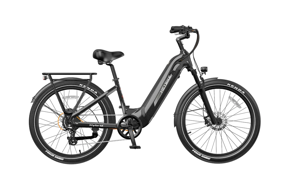 Heybike Hybrid Electric Bike – 750W, 28 MPH, 100-Mile Range
