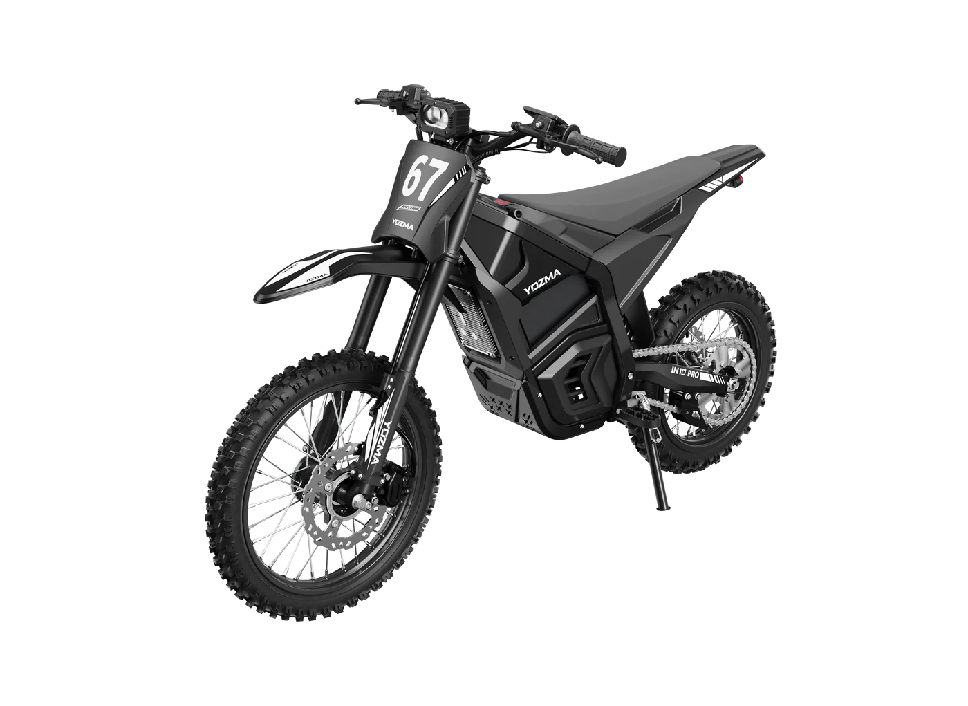 Yozma IN 10 Pro Electric Dirt Bike 5500W Peak 60V 27A, Max Speed -  50 MPH