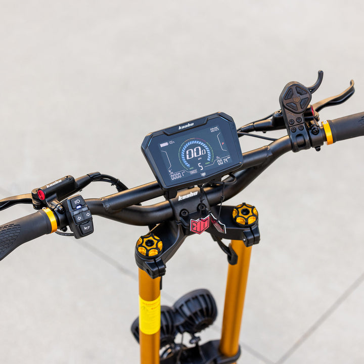 Kaabo Warrior X Max Electric Scooter – 44 MPH, Dual 1100W Motors, 60V 27Ah Battery