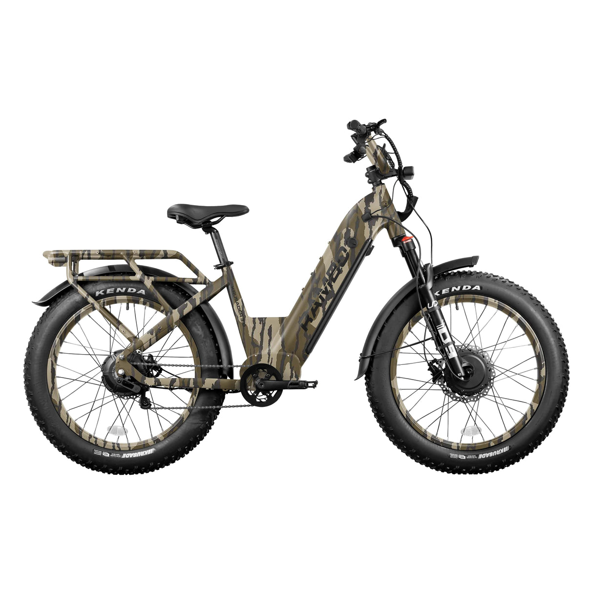 Rambo Krusader 3.0 All-Wheel Drive Up to 28 MPH Dual 500W 48V 15Ah Electric Hunting Bike
