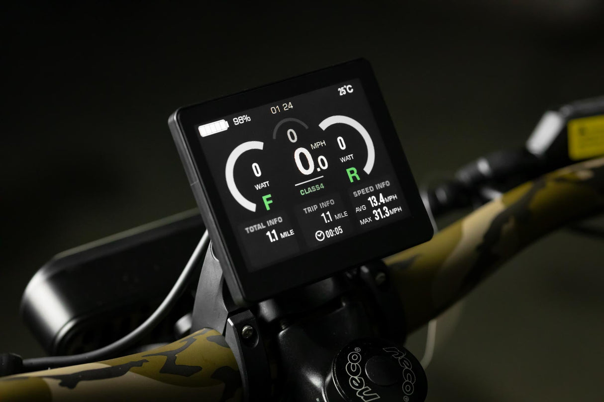Rambo Krusader 3.0 All-Wheel Drive Up to 28 MPH Dual 500W 48V 15Ah Electric Hunting Bike