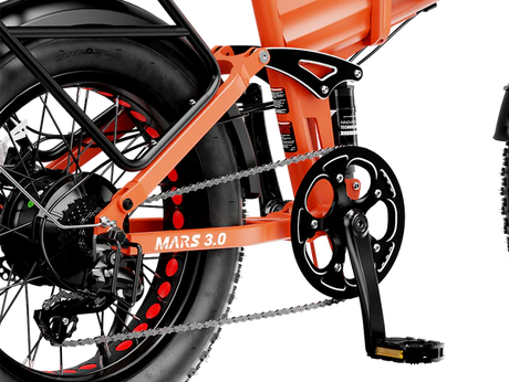 Heybike Mars 3.0 Folding Electric Bicycle 750W Motor 28 mph 624Wh Battery