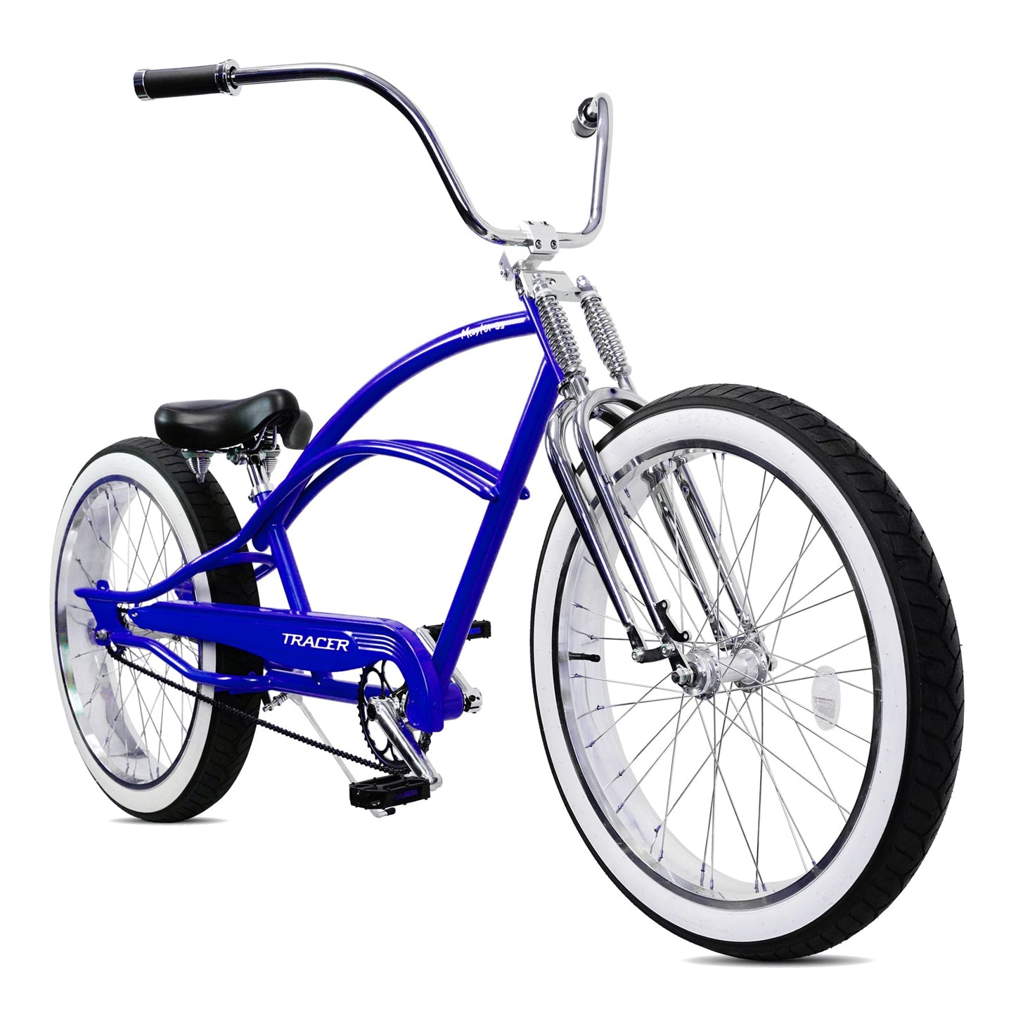 Tracer Master DS 26" Dual Springer Chopper Stretch Beach Cruiser Bike