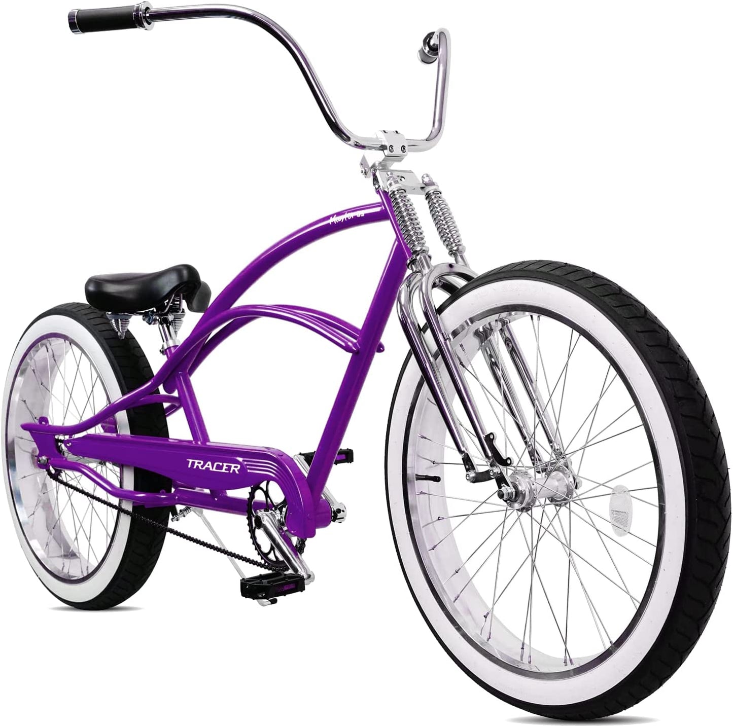 Tracer Master DS 26" Dual Springer Chopper Stretch Beach Cruiser Bike
