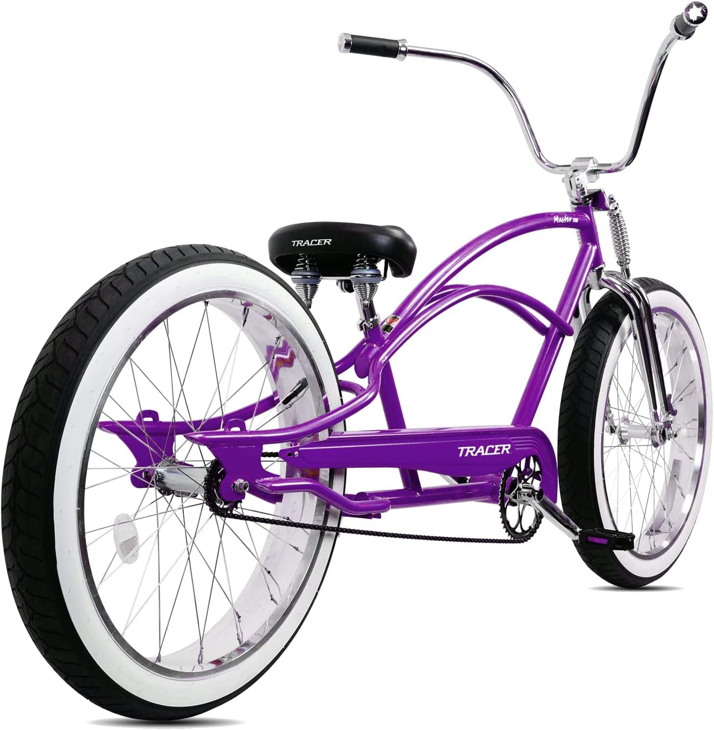 Tracer Master DS 26" Dual Springer Chopper Stretch Beach Cruiser Bike