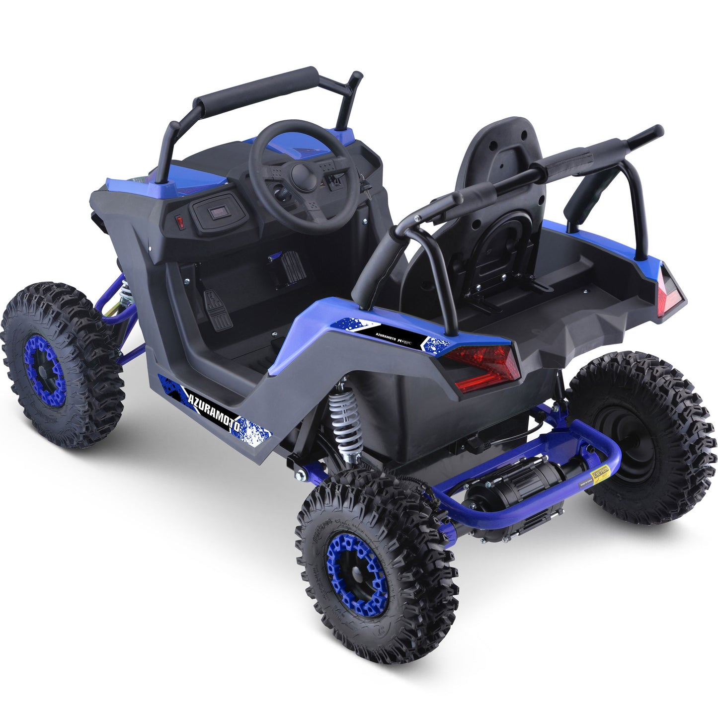 MotoTec Raider Kids UTV 48v 1200w Full Suspension Green