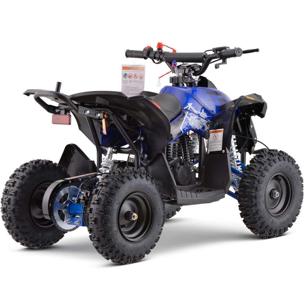 MotoTec Renegade 40cc 4-Stroke Kids Gas ATV - Blue