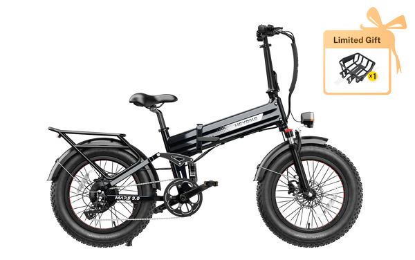 Heybike Mars 3.0 Folding Electric Bicycle 750W Motor 28 mph 624Wh Battery