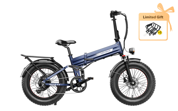 Heybike Mars 3.0 Folding Electric Bicycle 750W Motor 28 mph 624Wh Battery