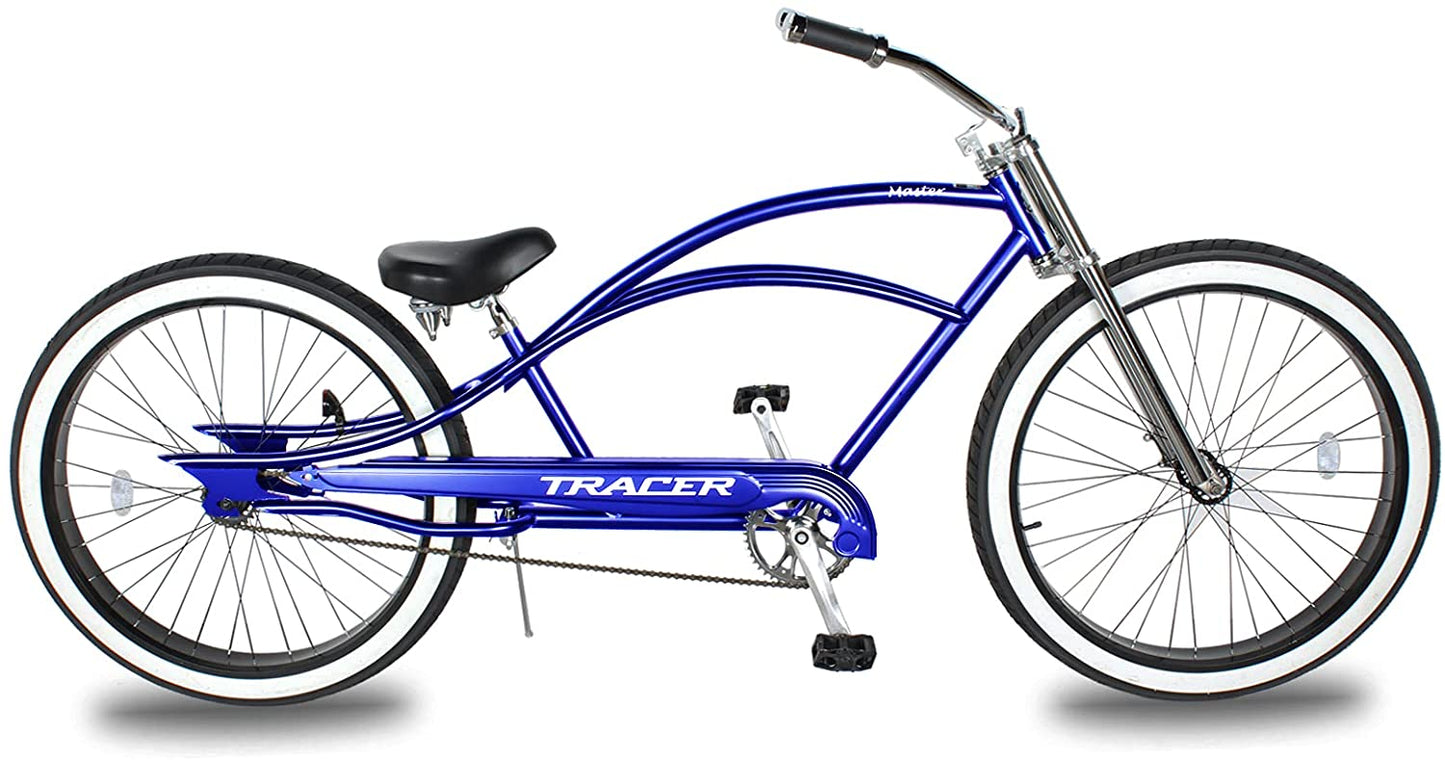 Tracer Master 29" Chopper Stretch Beach Cruiser Fat Tire Bike Single-Speed