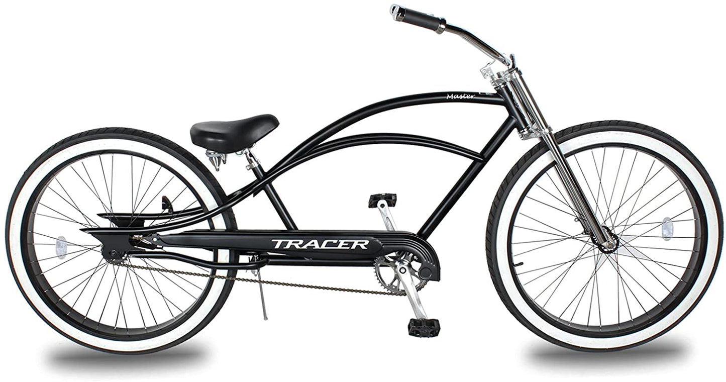 Tracer Master 29" Chopper Stretch Beach Cruiser Fat Tire Bike Single-Speed