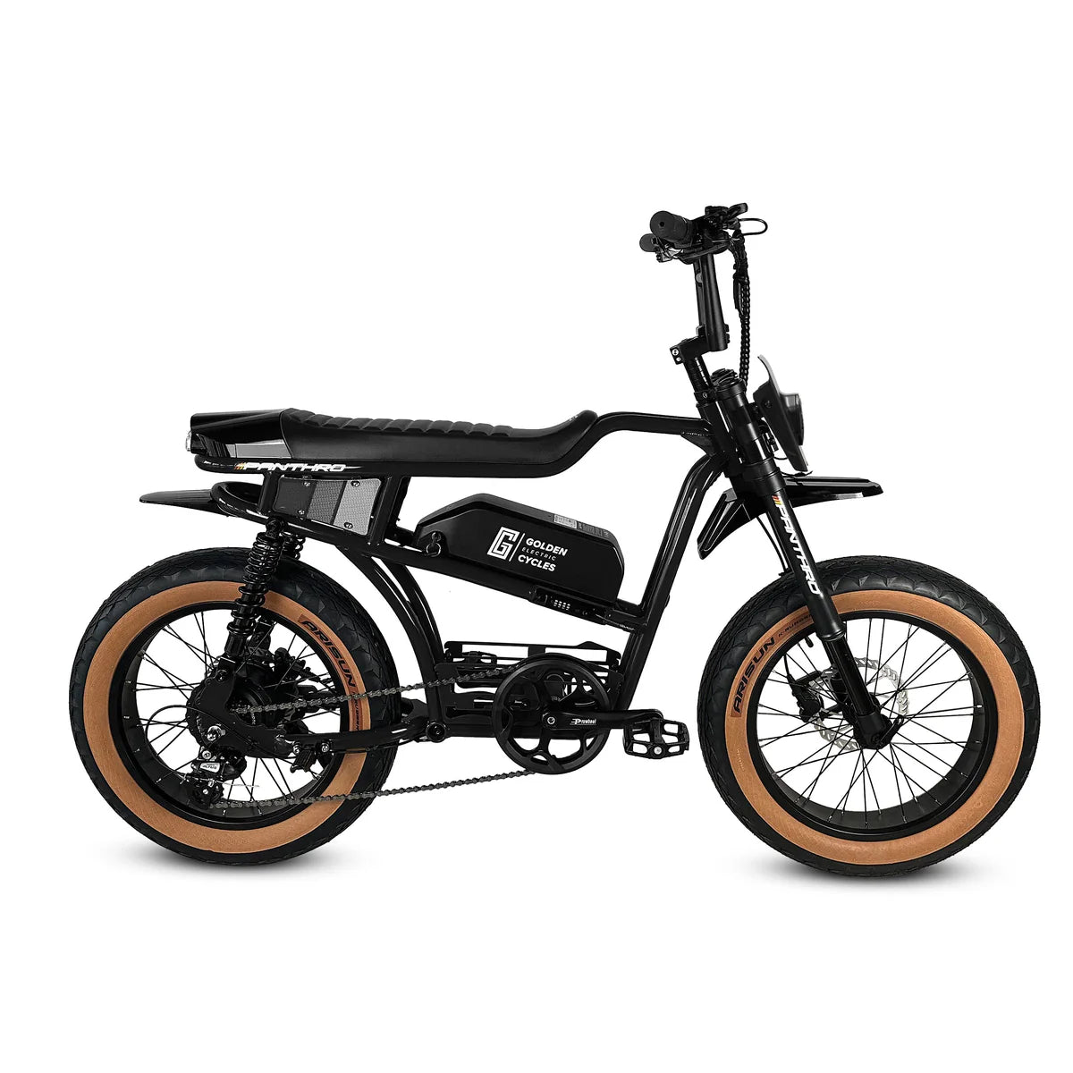 Golden Cycles Panthro E-Bike | 750W Motor, 48V Battery, 60 Mile Range
