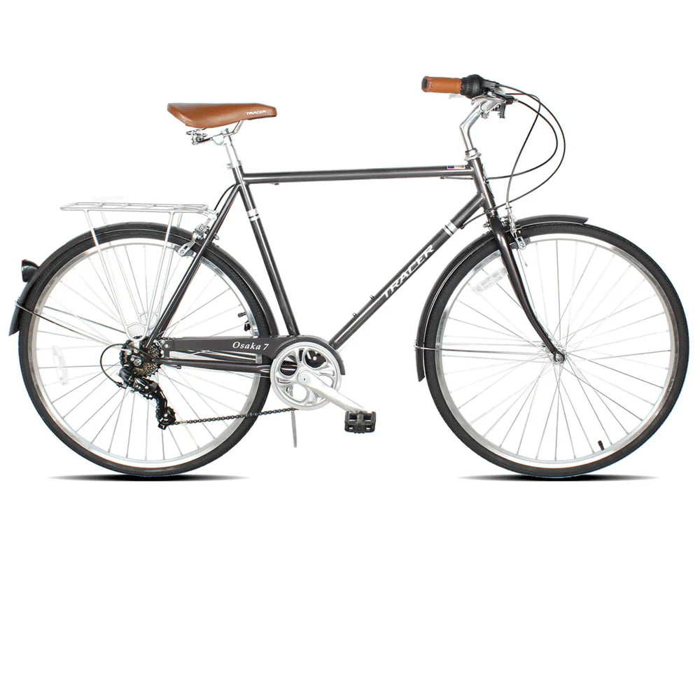Tracer Osaka 700C 7 Speed Hybrid City Bikes for MEN