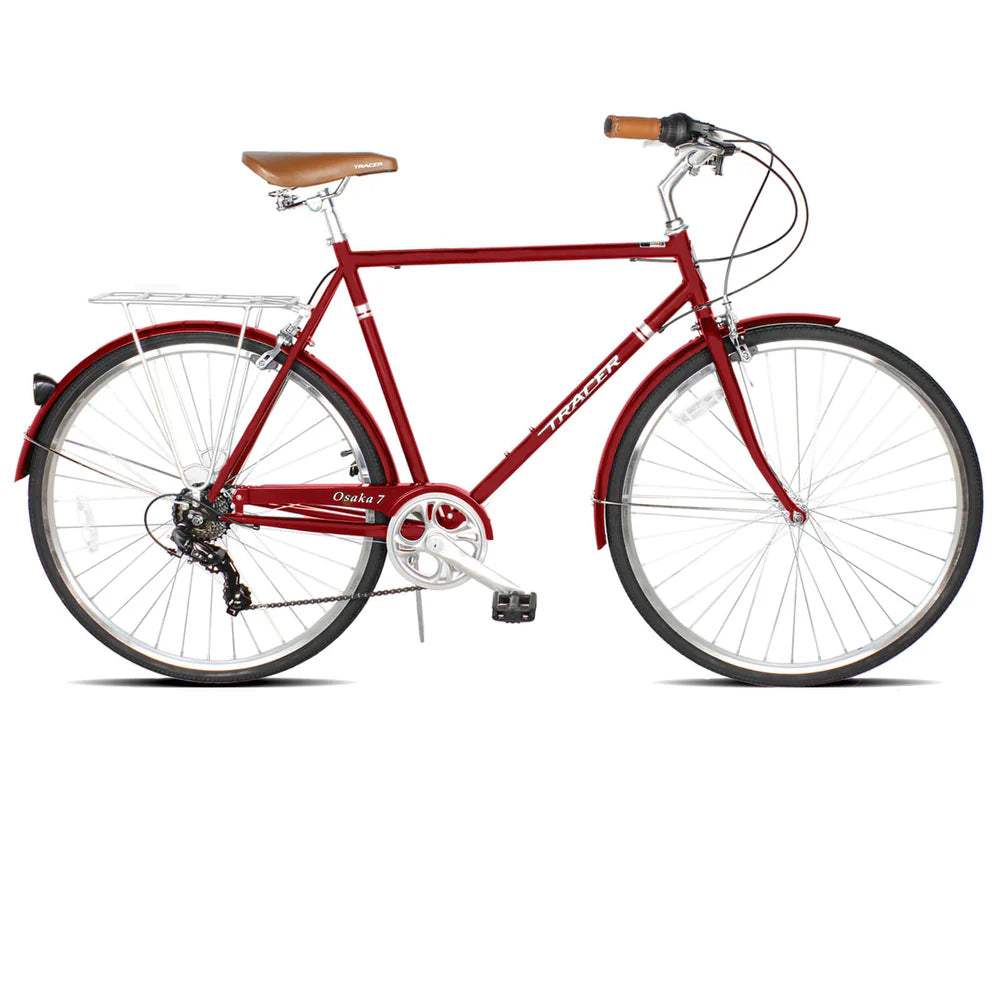 Tracer Osaka 700C 7 Speed Hybrid City Bikes for MEN