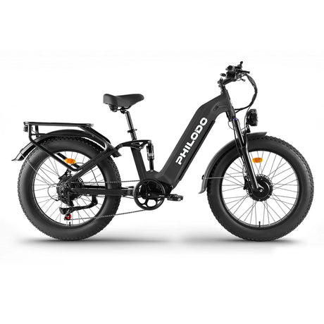 PHILODO FALCON Step-Thru 60V Dual Motor Electric Bike – 5000W Peak, 40-45 MPH, 60V 32Ah UL Battery, Full Suspension Fat Tire eBike