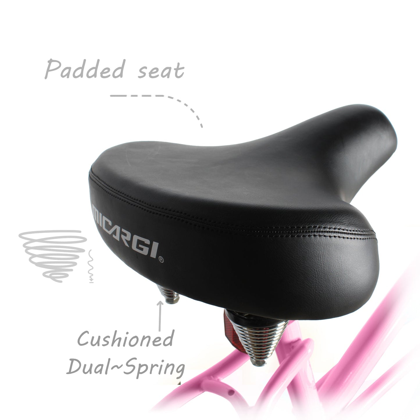 Micargi Pantera 26 Inch Women's Beach Cruiser Bike 1 Speed/ 7 Speed