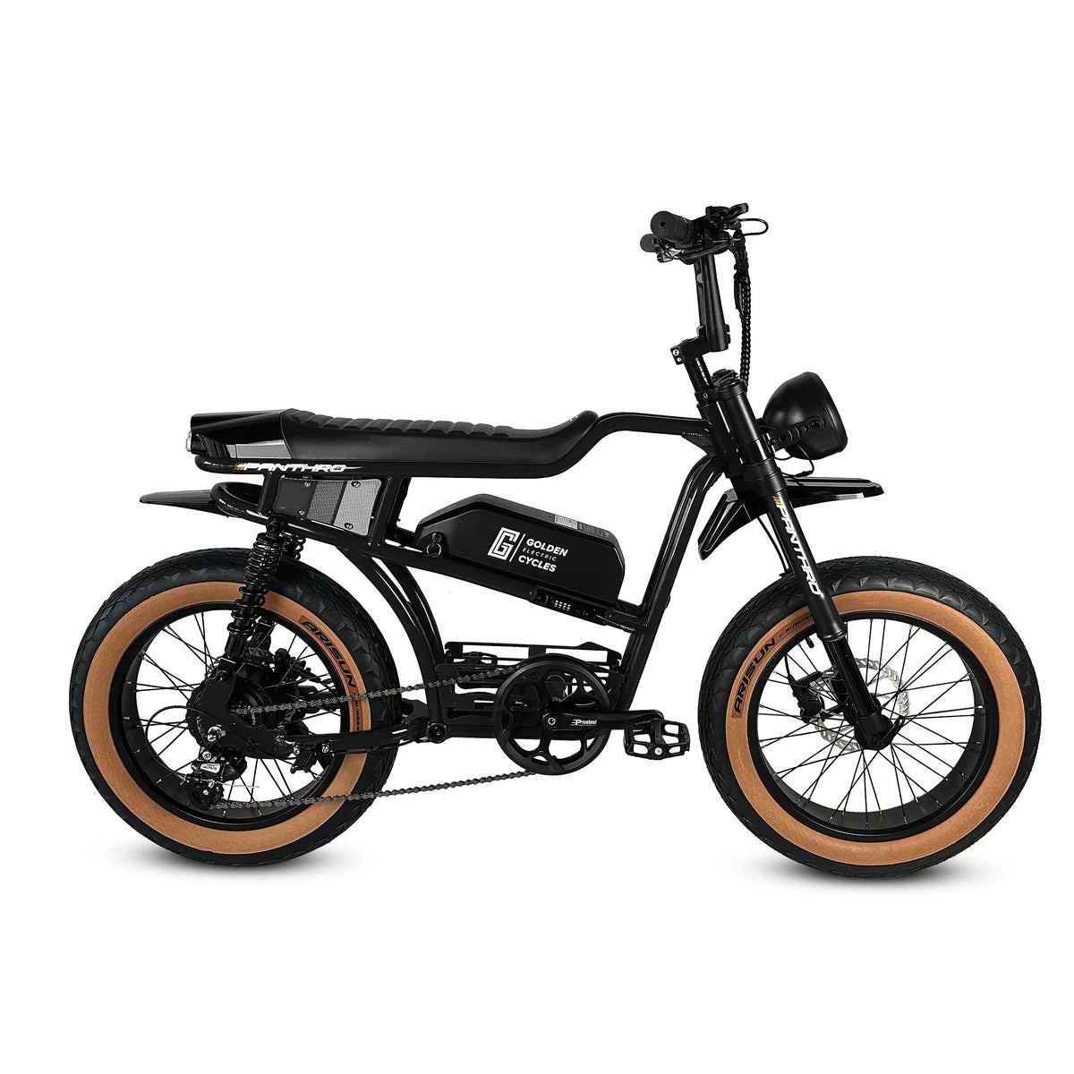 Golden Cycles Panthro E-Bike | 750W Motor, 48V Battery, 60 Mile Range