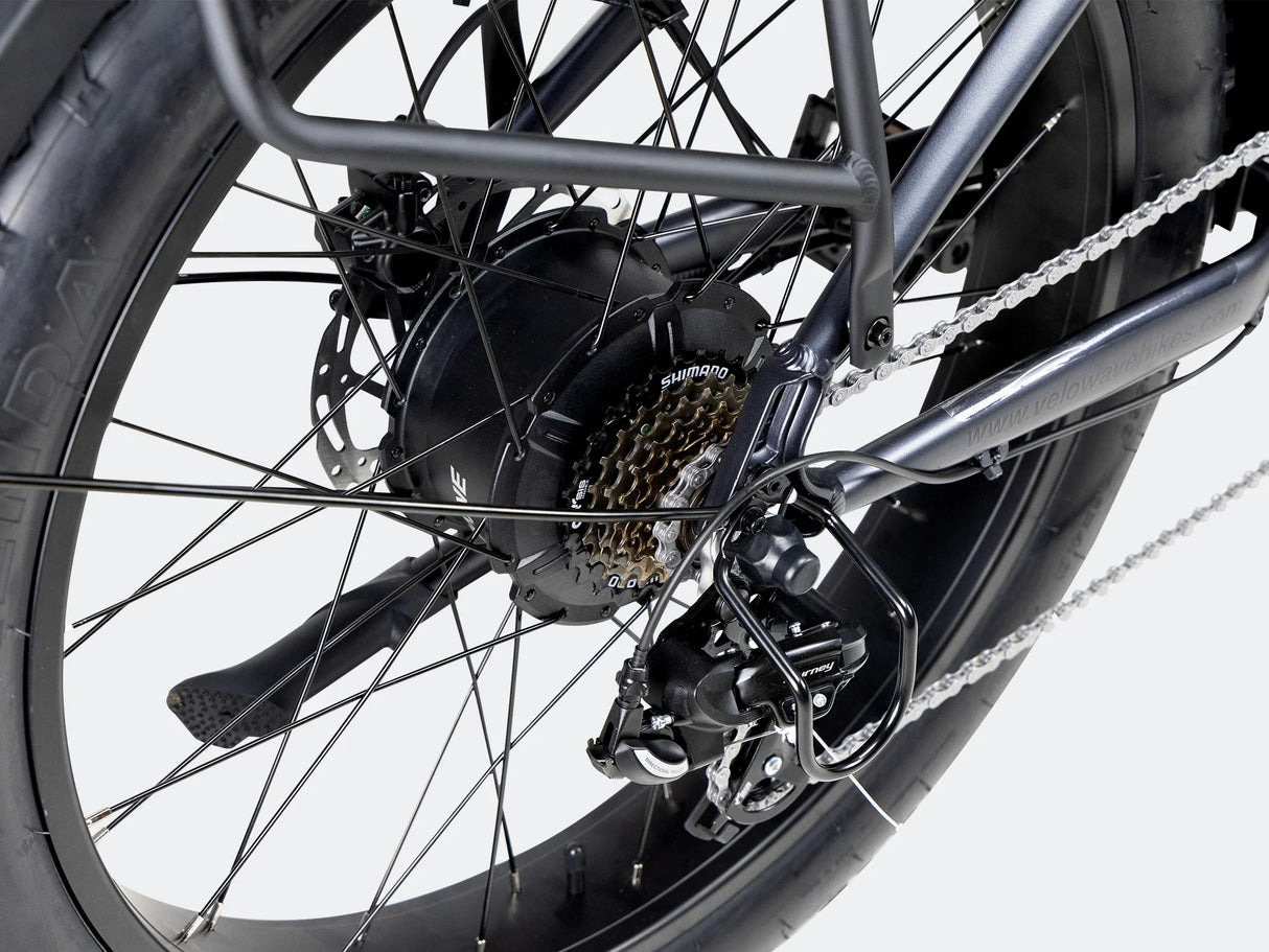 Velowave Ranger 3.0 Up to 28 MPH 750W 48V 15Ah Torque Sensor Fat Tire Electric Bike