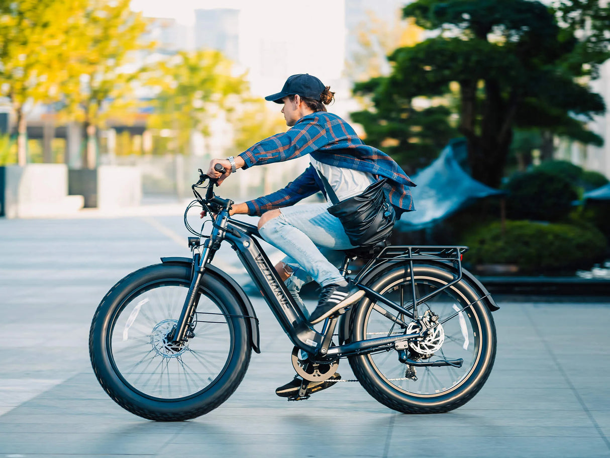 Velowave Ranger 3.0 Up to 28 MPH 750W 48V 15Ah Torque Sensor Fat Tire Electric Bike