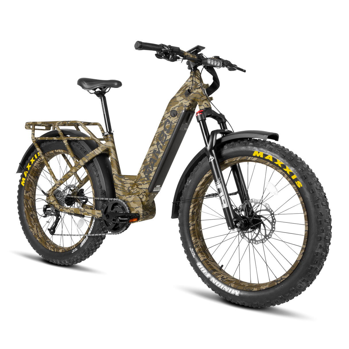 Rambo Rebel 2.0 Up to 32 MPH 1000W 48V 15Ah Mid-Drive Electric Bike