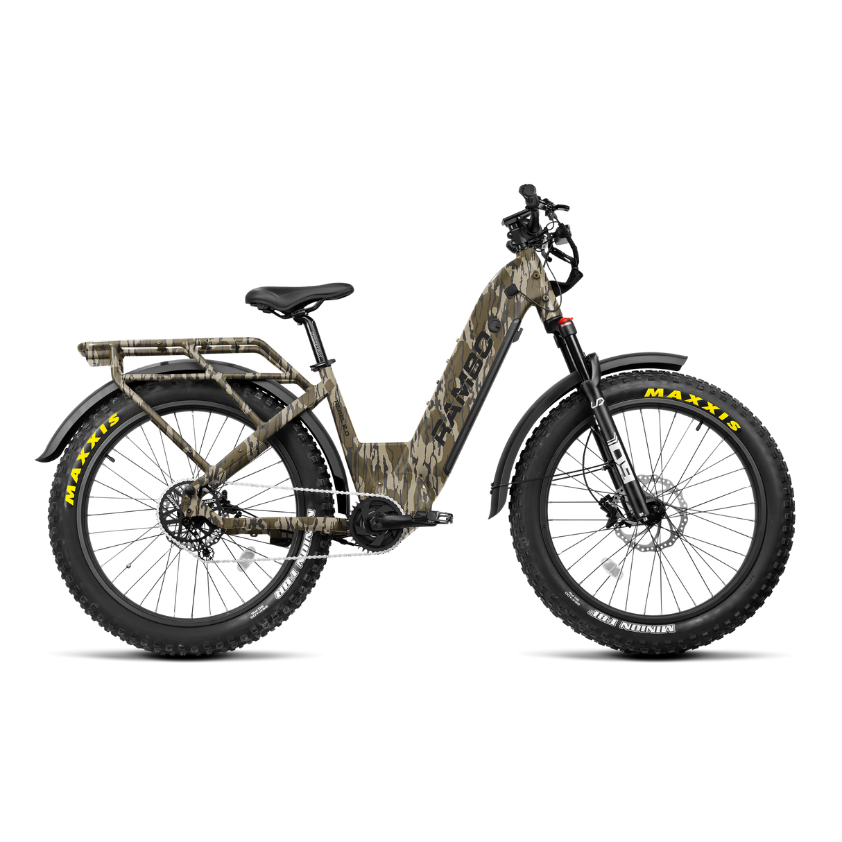 Rambo Rebel 2.0 SS Up to 32 MPH 1000W 48V 15Ah Single Speed Electric Bike