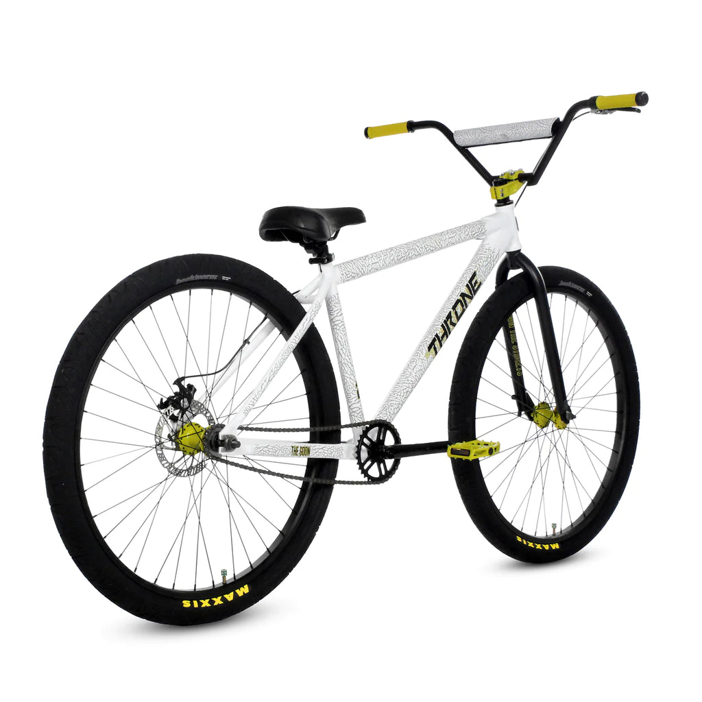 Throne Cycles The Goon - Retro White | Fixed Gear Urban BMX Bike | Urban Bike | The Goon Cycle | Throne Cycle | Street Cycle | Throne BMX | BMX Bike | Bike Lover USA