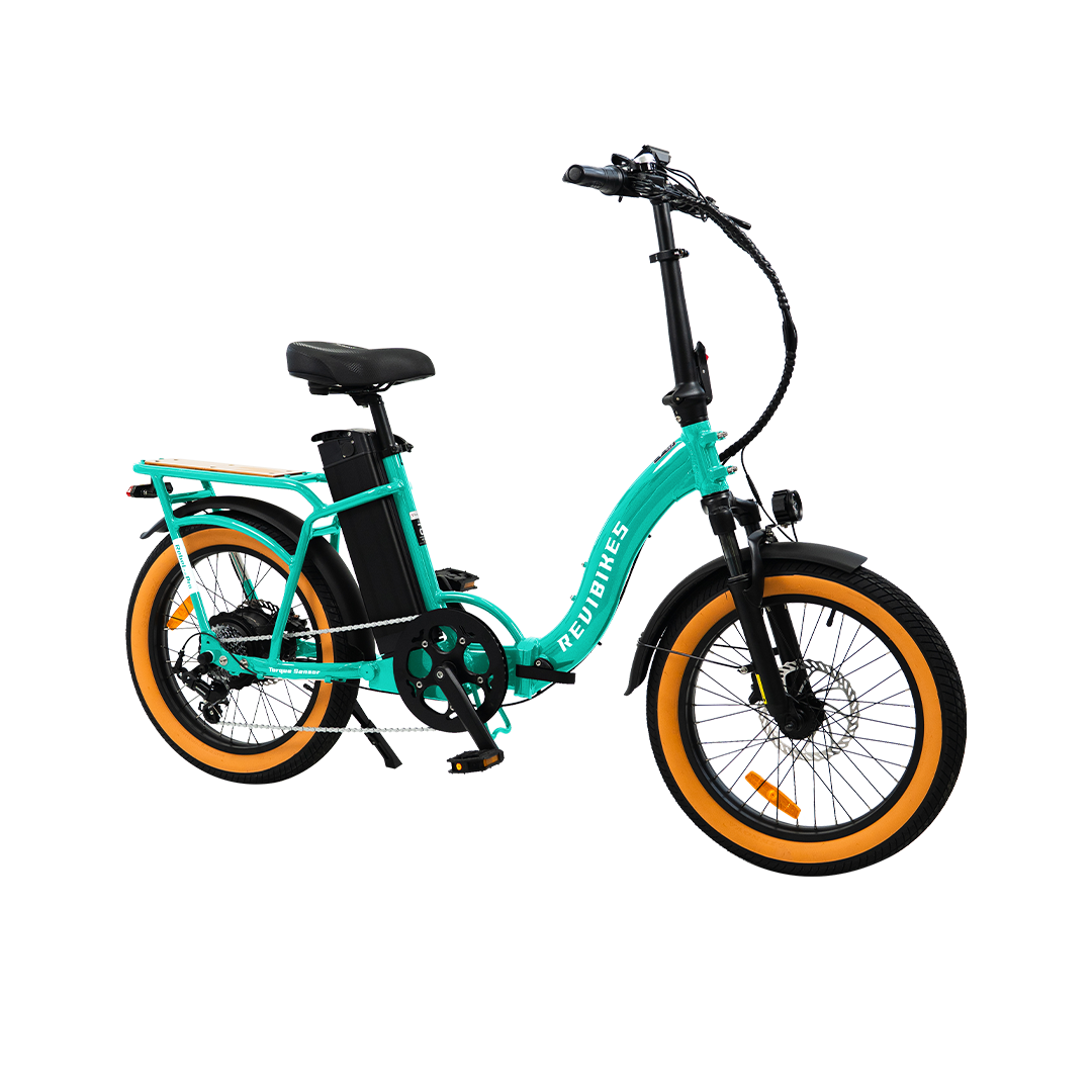 REVIBIKES Rebel.2 Pro Folding Electric Bike – 750W, 30 MPH, 52V 20Ah Battery, 80-Mile Range
