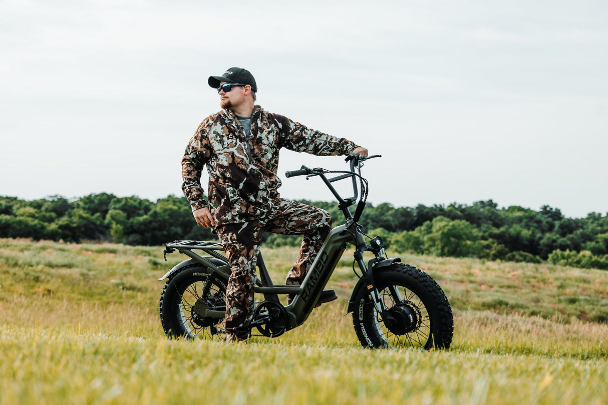 Rambo Revolt AWD Step Thru Up to 25 MPH 1000W 52V 15Ah All-Wheel Drive Electric Bike