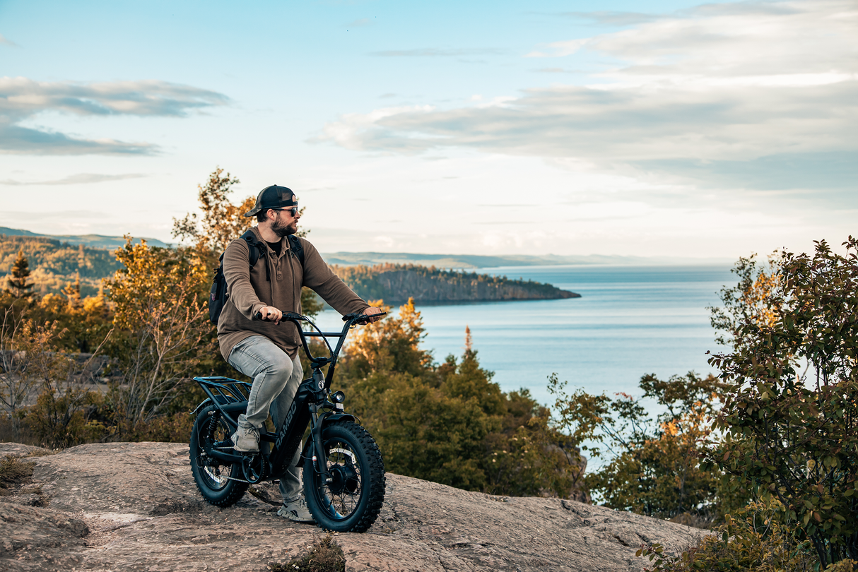 Rambo Revolt AWD Step Thru Up to 25 MPH 1000W 52V 15Ah All-Wheel Drive Electric Bike