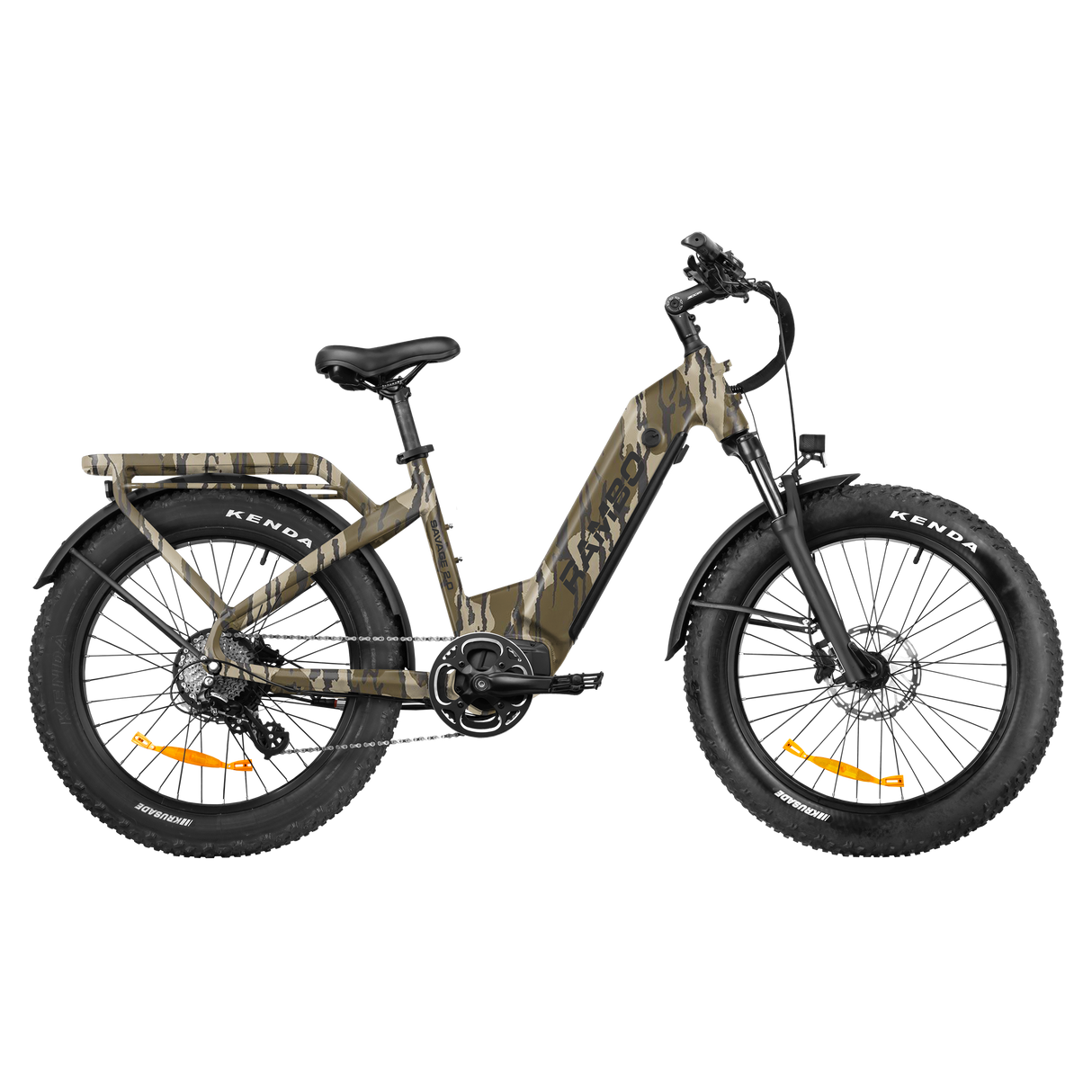 Rambo Savage 2.0 Up to 30 MPH 750W–1000W 48V 15Ah/20Ah Hub Drive Electric Hunting Bike