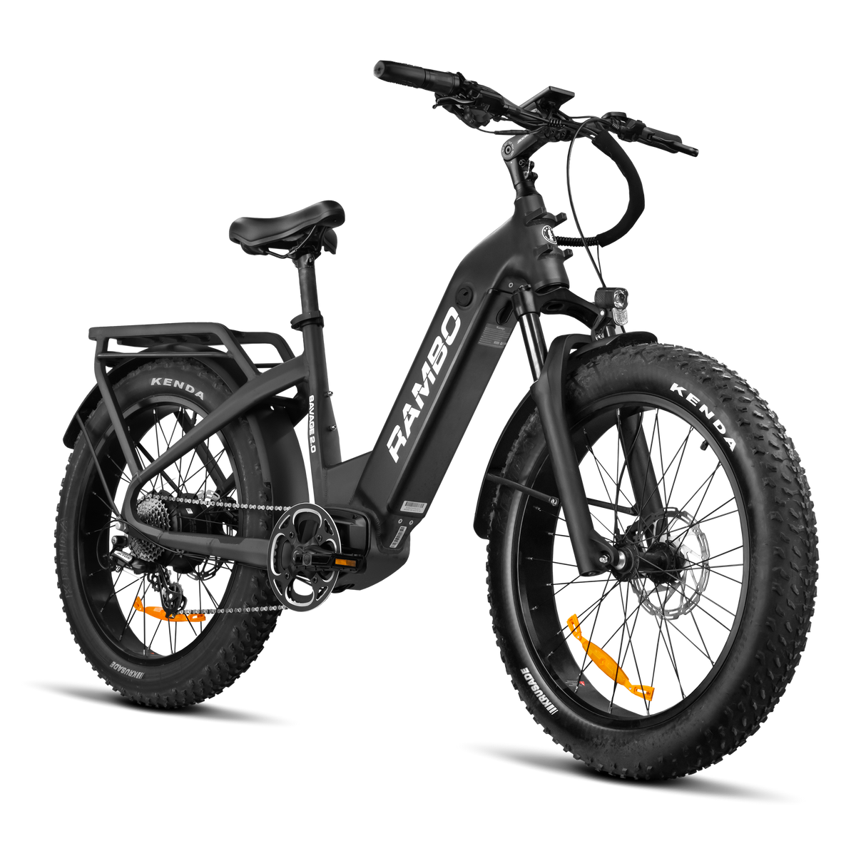 Rambo Savage 2.0 Up to 30 MPH 750W–1000W 48V 15Ah/20Ah Hub Drive Electric Hunting Bike