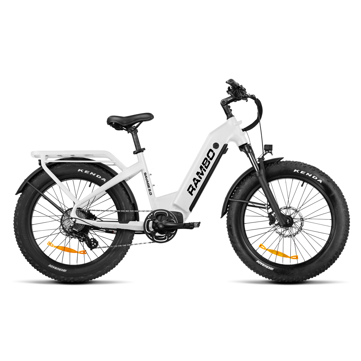 Rambo Savage 2.0 Up to 30 MPH 750W–1000W 48V 15Ah/20Ah Hub Drive Electric Hunting Bike
